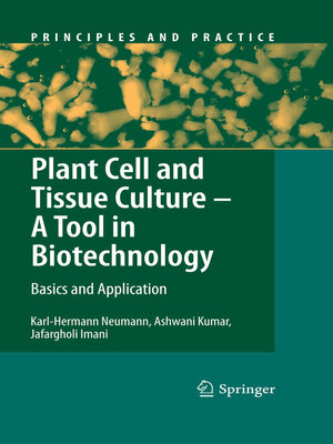 cover image of Plant Cell and Tissue Culture--A Tool in Biotechnology